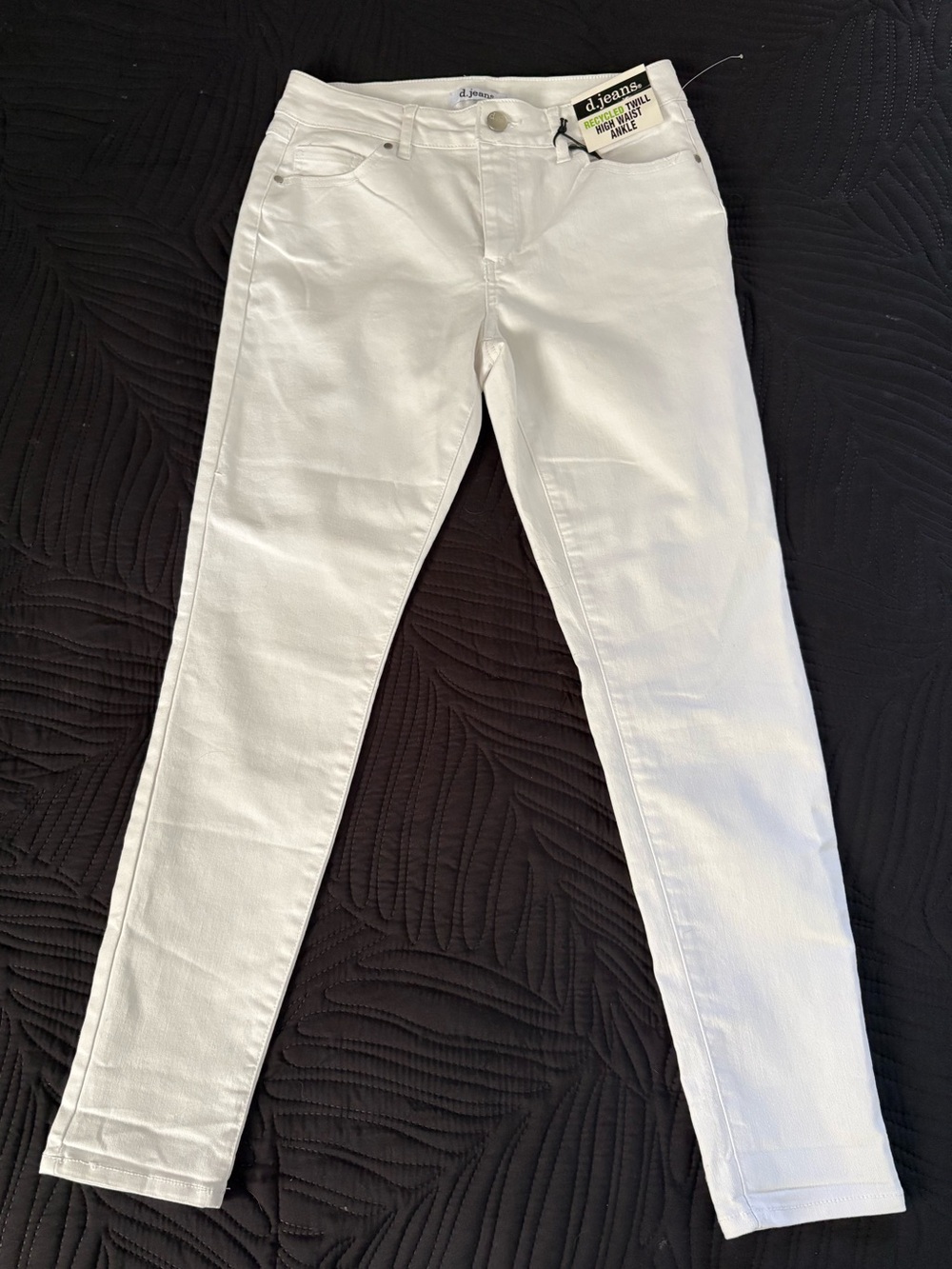 d. jeans White High-Rise Jeans